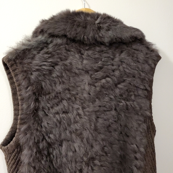 Marc Jacobs - Rabbit Fur Vest - Size L  *Please Read* - Picture 8 of 11
